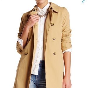 J. Crew NWOT Classic Camel Trenchcoat